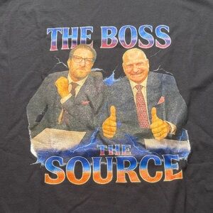 Comfort Colors Black Graphic Tee - The Boss The Source